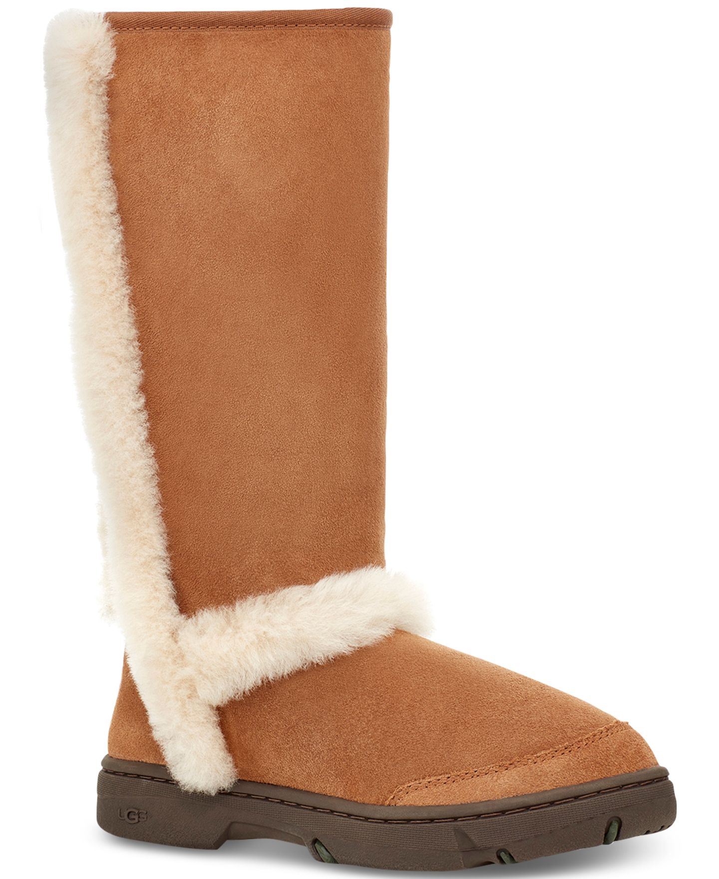 UGG® Женские высокие сапоги UGG Sunburst, цвет: Каштановый — фото 1