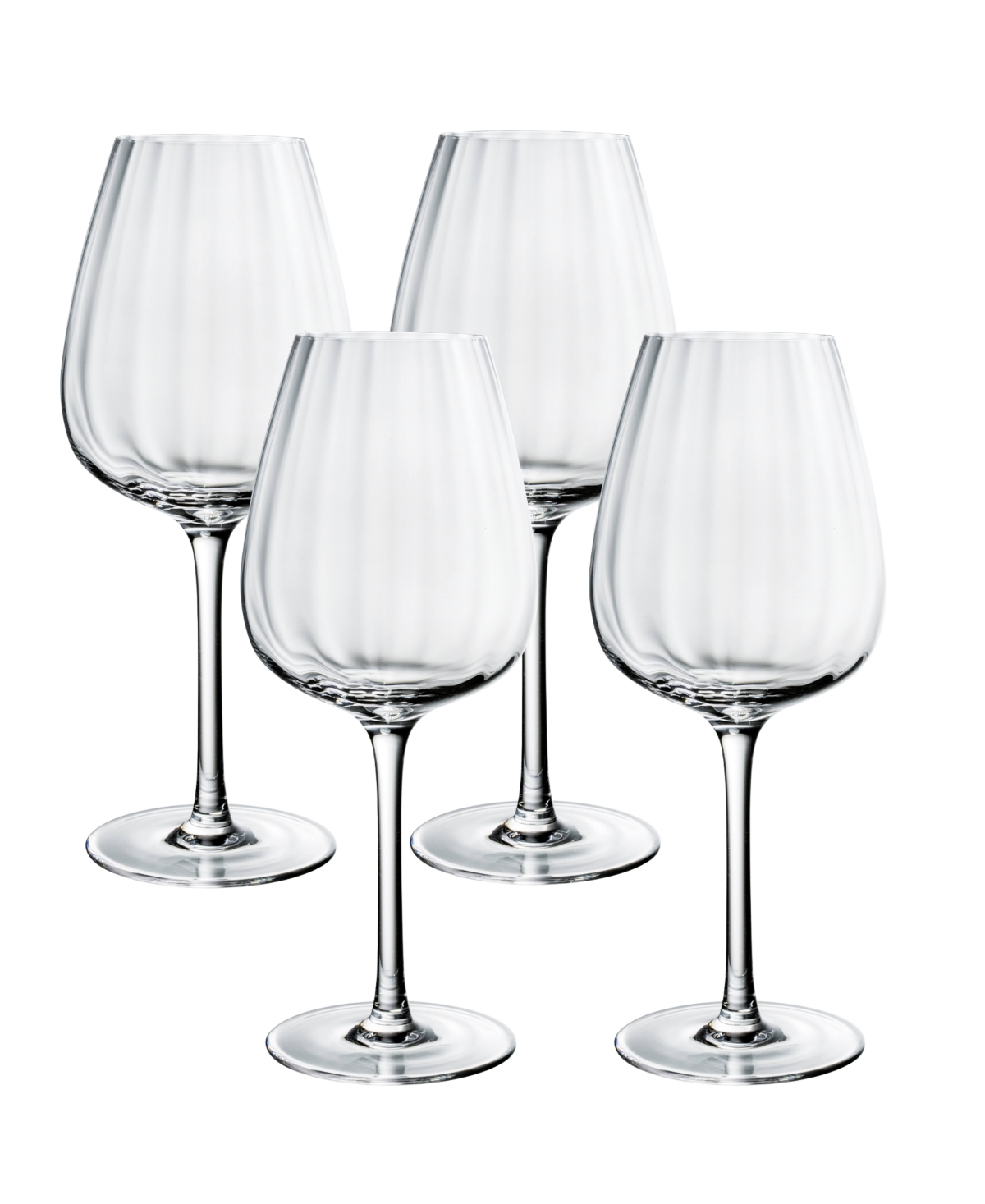 Villeroy & Boch Rose Garden White Wine Glass, Set Of 4 In Clear