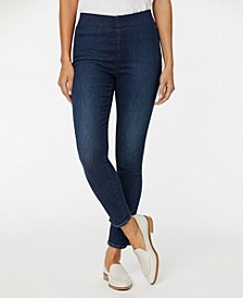 Petite Size Super Skinny Ankle Pull-On Jeans
