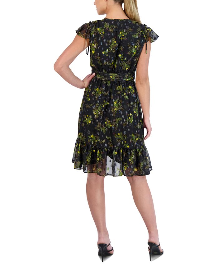 Laundry by Shelli Segal Women's FloralPrint Wrap Dress Macy's