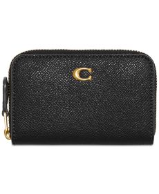Coach zip around card case best sale