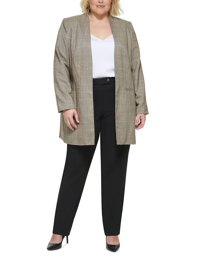 Calvin klein open top front long jacket