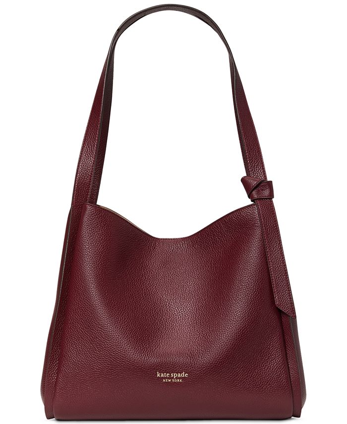 kate spade new york Knott Pebbled Leather Large Shoulder Bag & Reviews -  Handbags & Accessories - Macy's