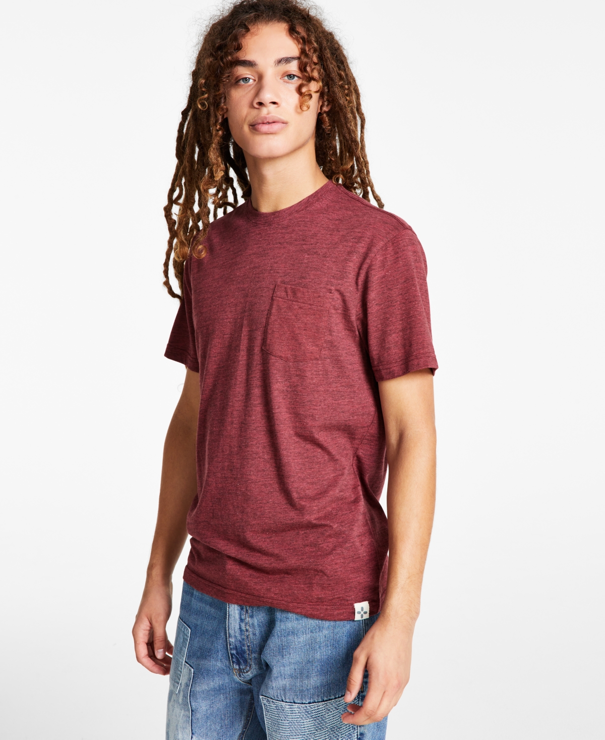 Sun + Stone Men's Regular-fit Jersey Slub T-shirt, Created For Macy's In Red