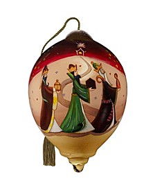 Ne'Qwa Art 7221103 May the Star Guide You Hand-Painted Blown Glass Ornament