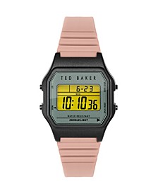 Unisex Ted 80's Pink Resin Bracelet Watch 35.5mm