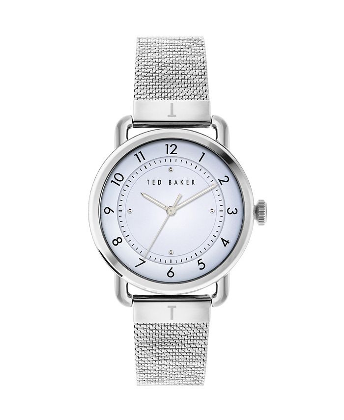 Ted Baker Women s Harriett Silver Tone Stainless Steel Mesh Watch