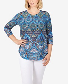 Petite Size Tapestry Sublimation Top