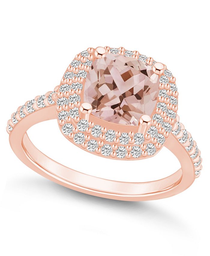Macy's morganite outlet ring