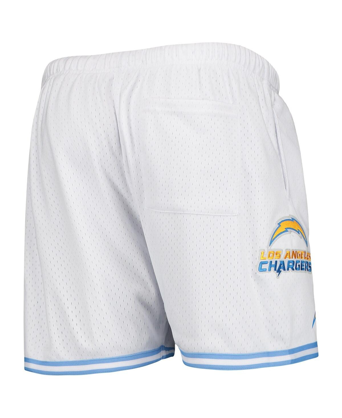 Shop Pro Standard Men's  White Los Angeles Chargers Mesh Shorts