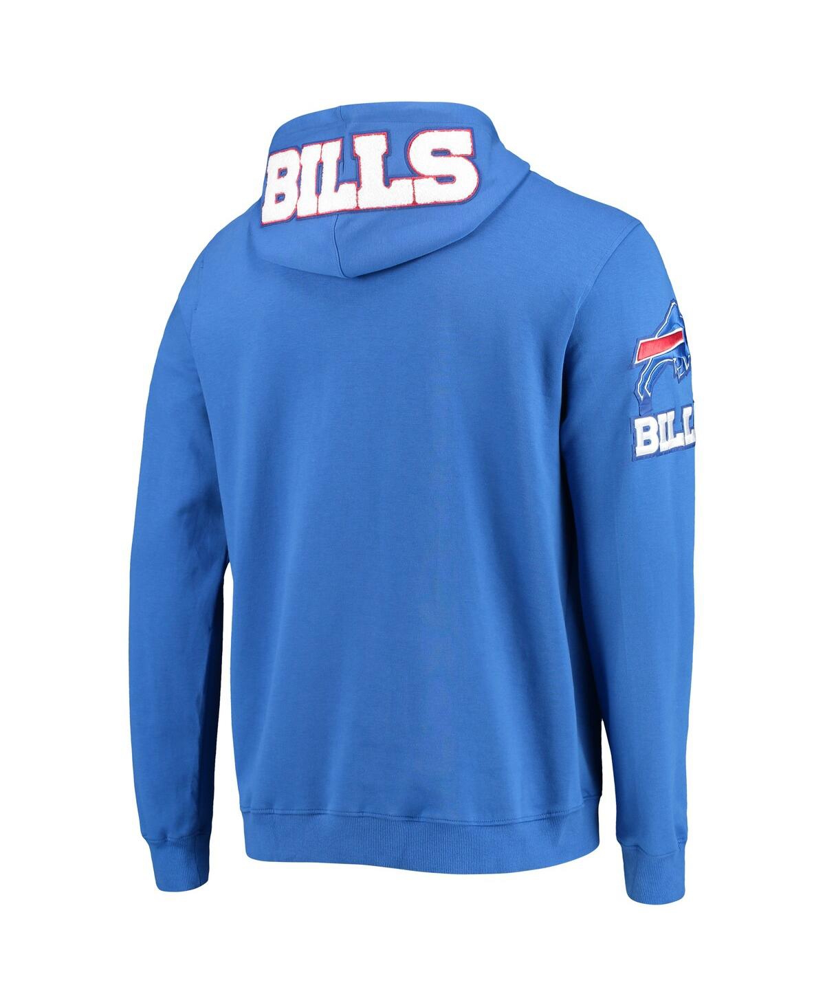 Shop Pro Standard Men's  Royal Buffalo Bills 4-hit Full-zip Hoodie