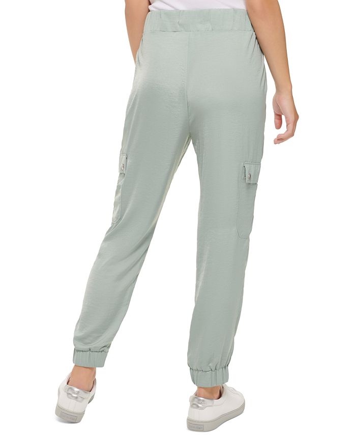 Calvin Klein Jeans Women's HighRise Cargo Joggers & Reviews Leggings