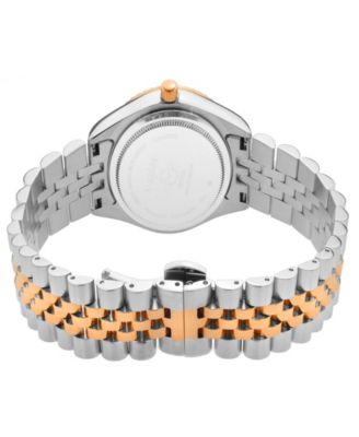 Women's Naples Swiss Quartz Two-Tone Stainless Steel Bracelet Watch 34mm