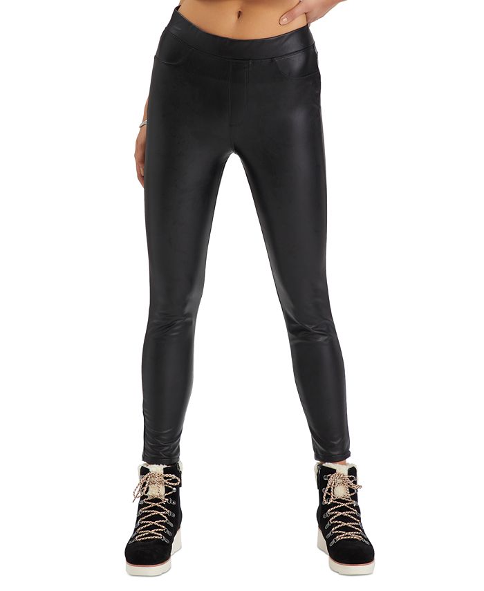 Women Pocket Faux Leather Pants Leggings Pants High Waisted Leather St –  Divahotcouture