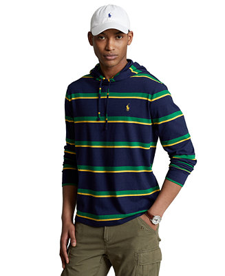 Polo Ralph Lauren Men's Striped Jersey Hooded T-Shirt