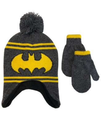 ABG Accessories Toddler Boys Batman Hat And Mitten Set, 2-Piece - Macy's