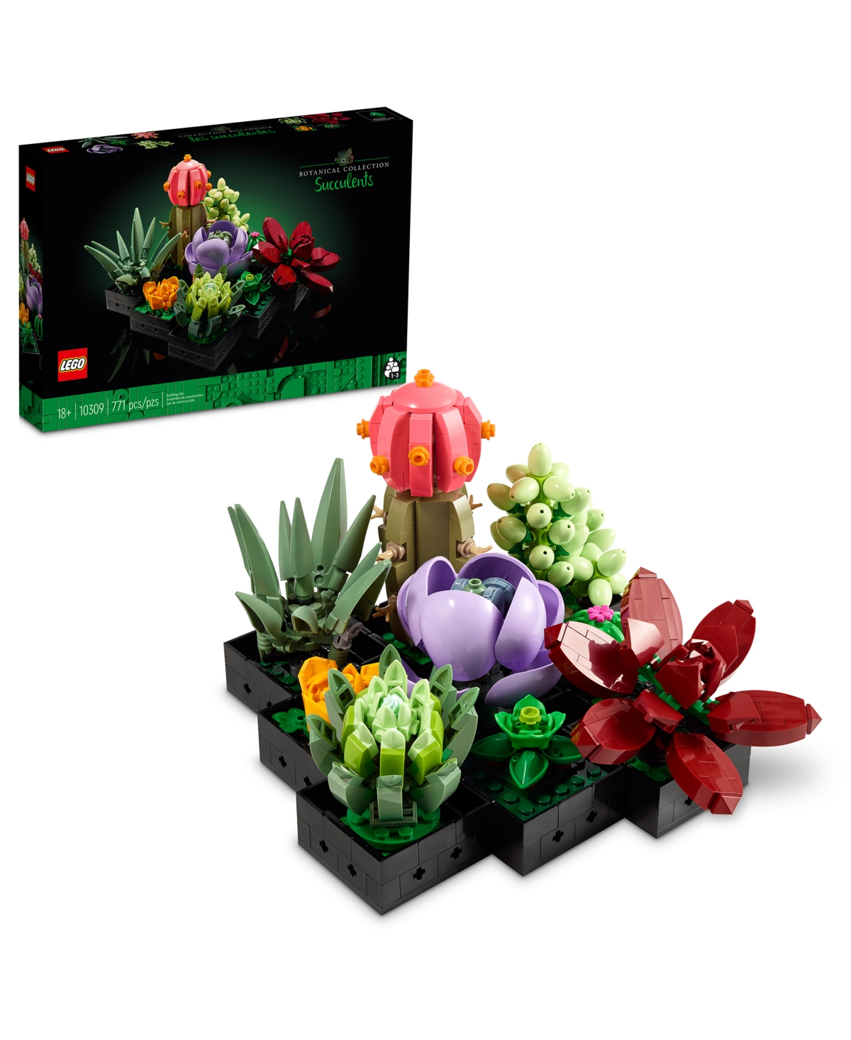 Lego Icons 10309 Succulents Botanical House Plants Adult Toy Building Set In No Color