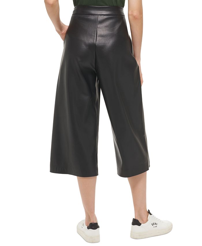 DKNY Wide Leg Cropped Pants & Reviews - Pants & Capris - Women - Macy's