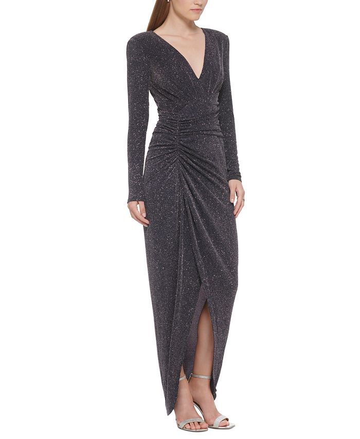Vince Camuto Women's MetallicThreaded Evening Gown Macy's