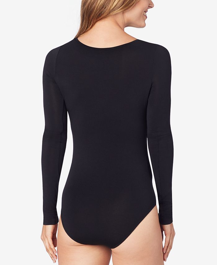 Cuddl Duds Softwear with Stretch Long Sleeve Bodysuit, Created for Macy