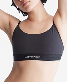 EMBOSSED ICON COTTON UNLINED BRALETTE