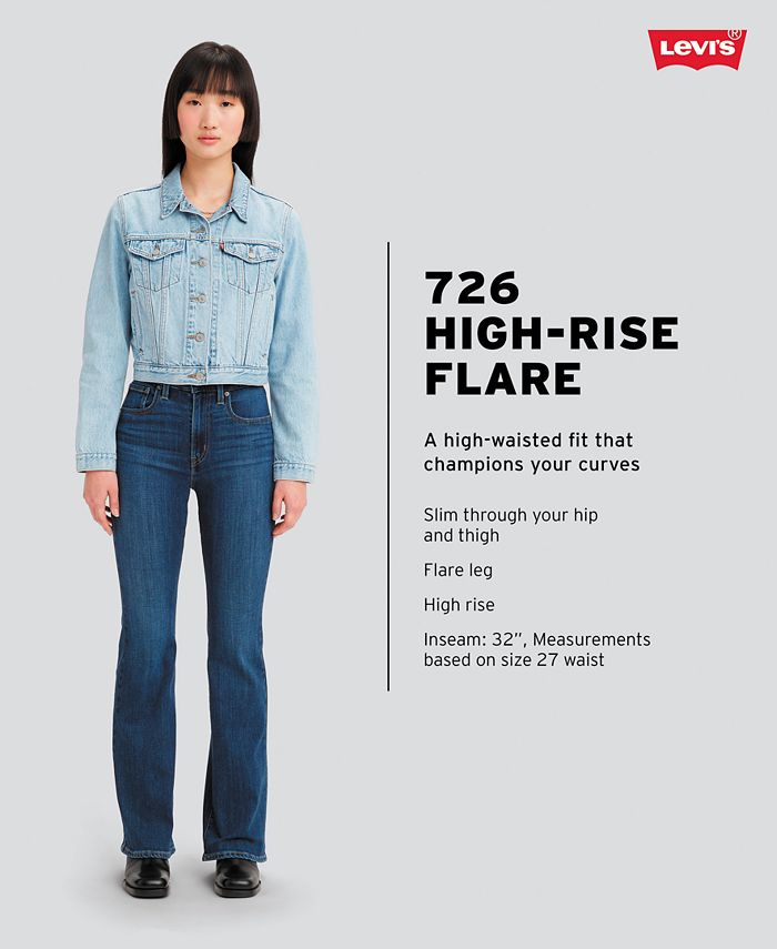 Levi's Women's 726 High Rise Flare Jeans & Reviews - Jeans - Women - Macy's