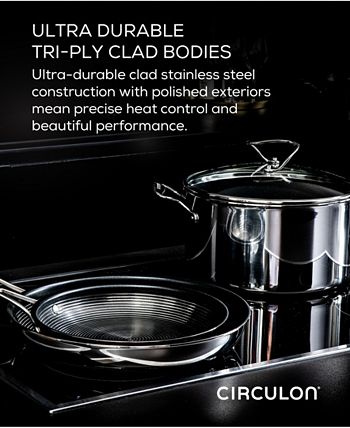 Circulon 5-qt. Saute Pan With Lid And Helper Handle