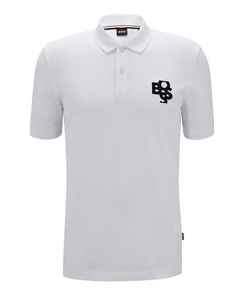 Hugo Boss Men's Mercerized-Cotton Polo Shirt - Macy's