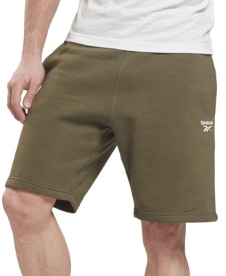 Reebok - Men's Identity Slim-Fit Logo-Print Fleece Shorts