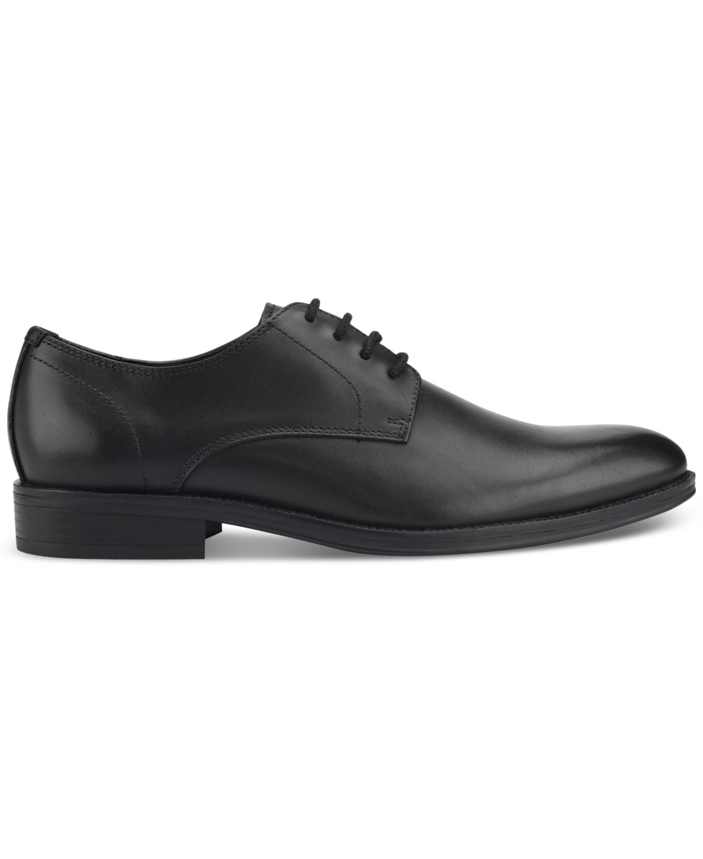 Мужские туфли Calvin Klein Jack Lace Up Dress Oxford, цвет: Чёрный кожаный — фото 6