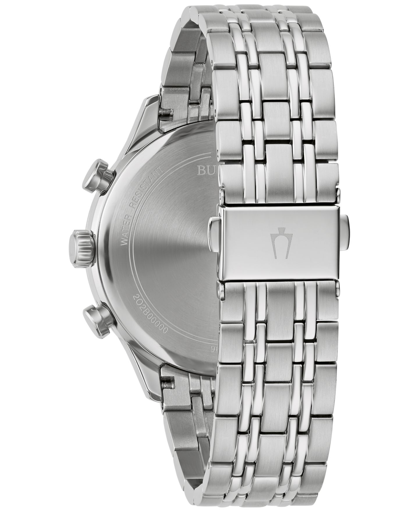 Мужские часы Bulova Chronograph Classic Stainless Steel Bracelet Watch 42mm — фото 3