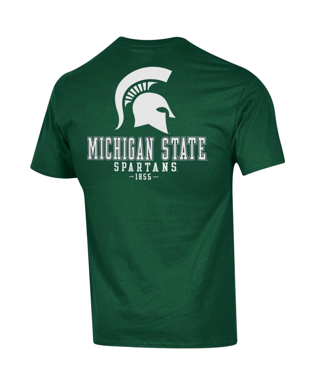 Men's ChampionMichigan State Spartans Stack 2-Hit T-shirt - Green