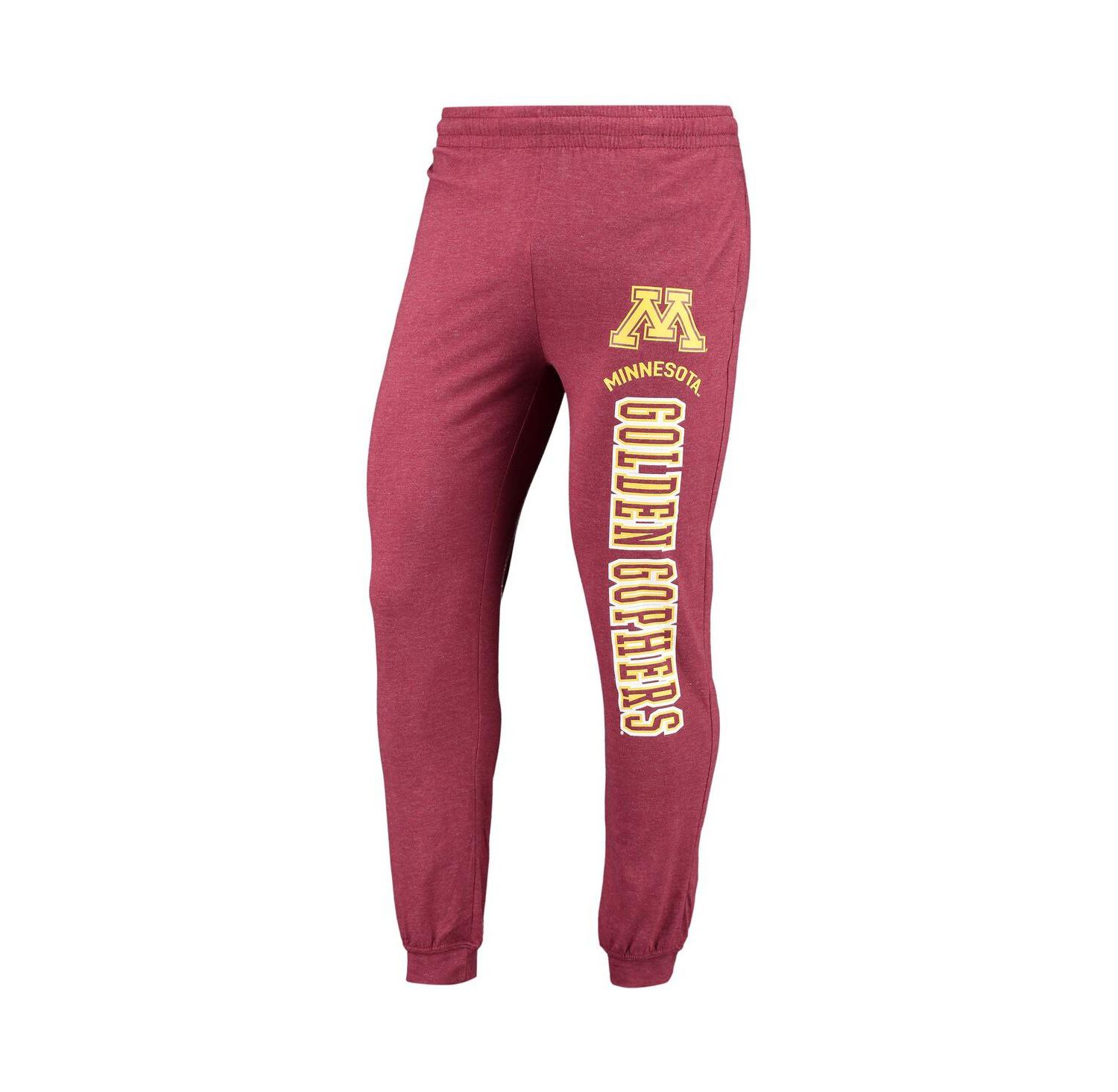 Men's Heathered Maroon and Heathered Charcoal Minnesota Golden Gophers Meter Long Sleeve Hoodie T-shirt and Jogger Pants Set