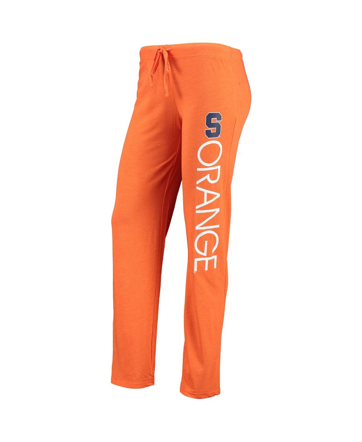 Shop Concepts Sport Women's  Orange And Navy Syracuse Orange Tank Top And Pants Sleep Set In Orange,navy