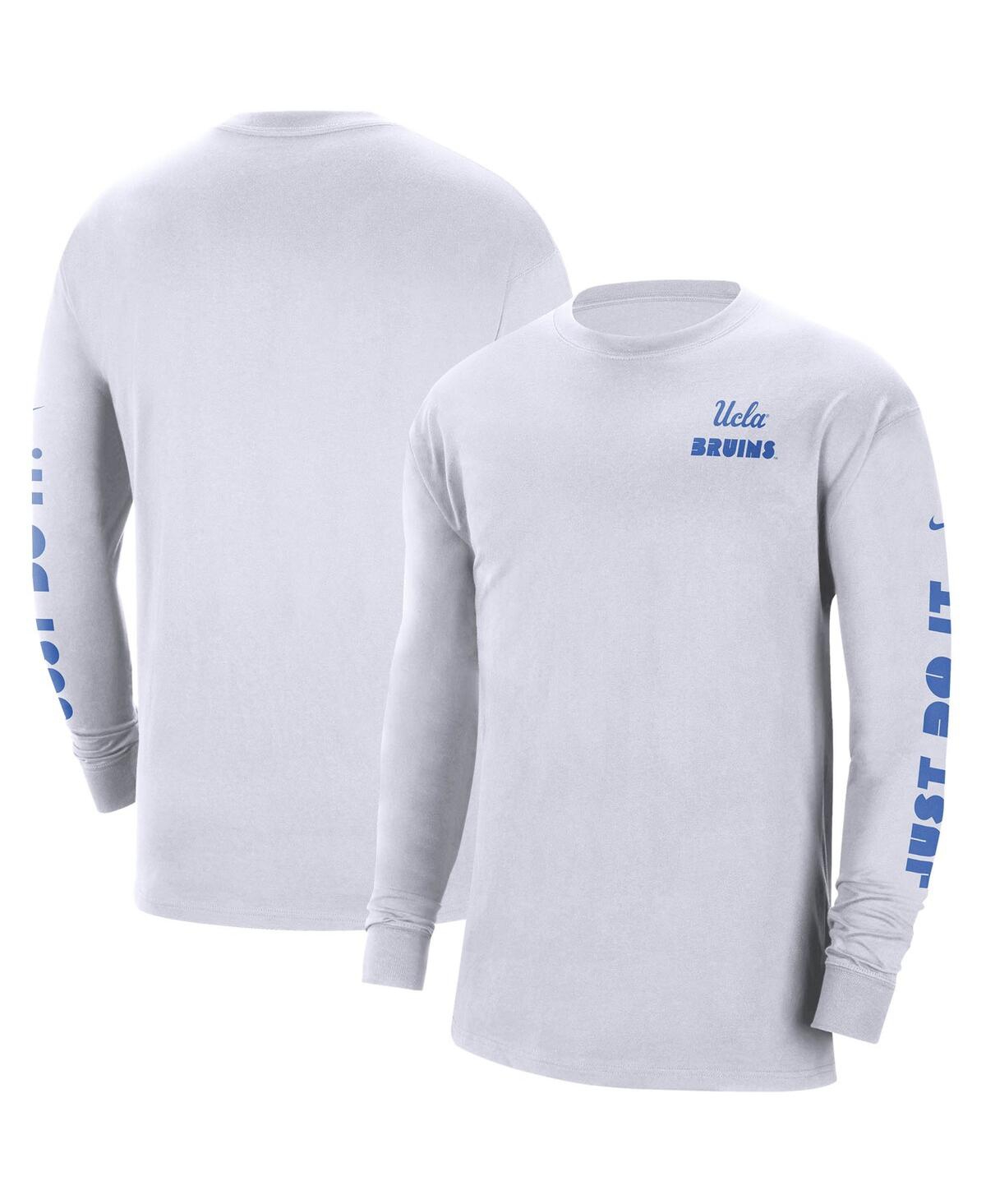 Nike White Ucla Bruins Heritage Max 90 Long Sleeve T-shirt In White