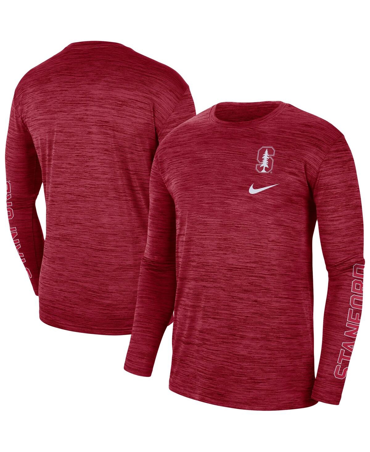 Men's NikeStanfordVelocity Legend Team Performance Long Sleeve T-shirt - Cardinal