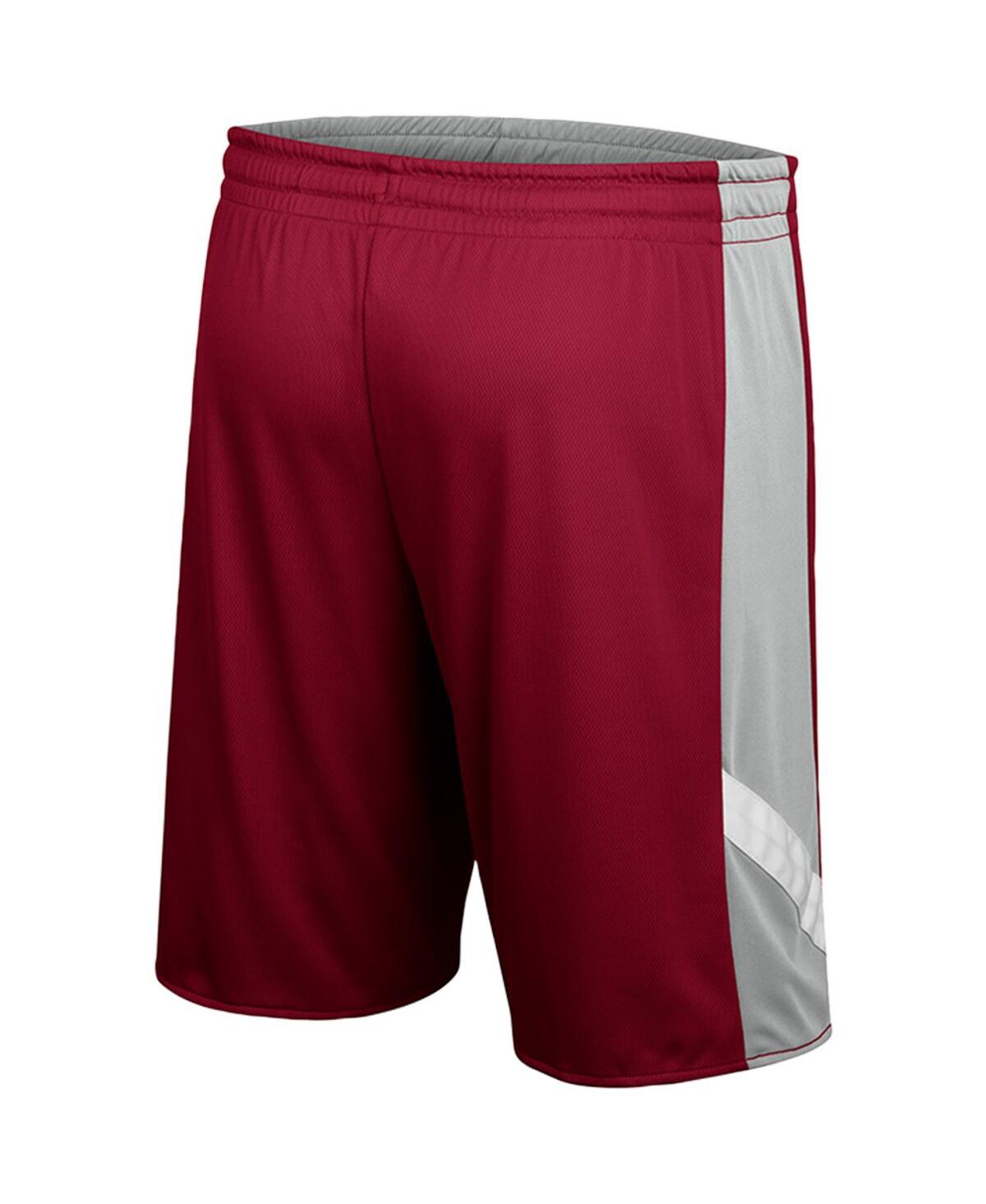 Colosseum Men's  Maroon And Gray Texas A&m Aggies Am I Wrong Reversible Shorts In Maroon,gray