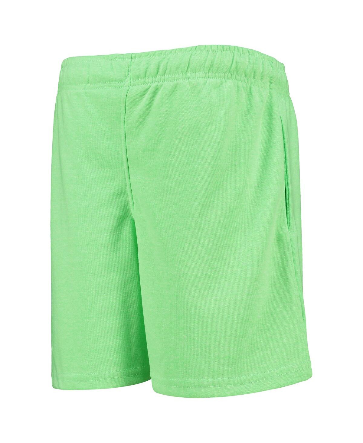 Big BoysMiami Hurricanes Super Fresh Neon Daze Shorts - Green