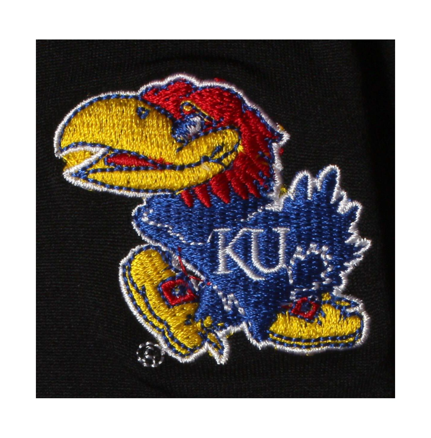 Женские леггинсы ZooZatz Black Kansas Jayhawks Fleece — фото 2