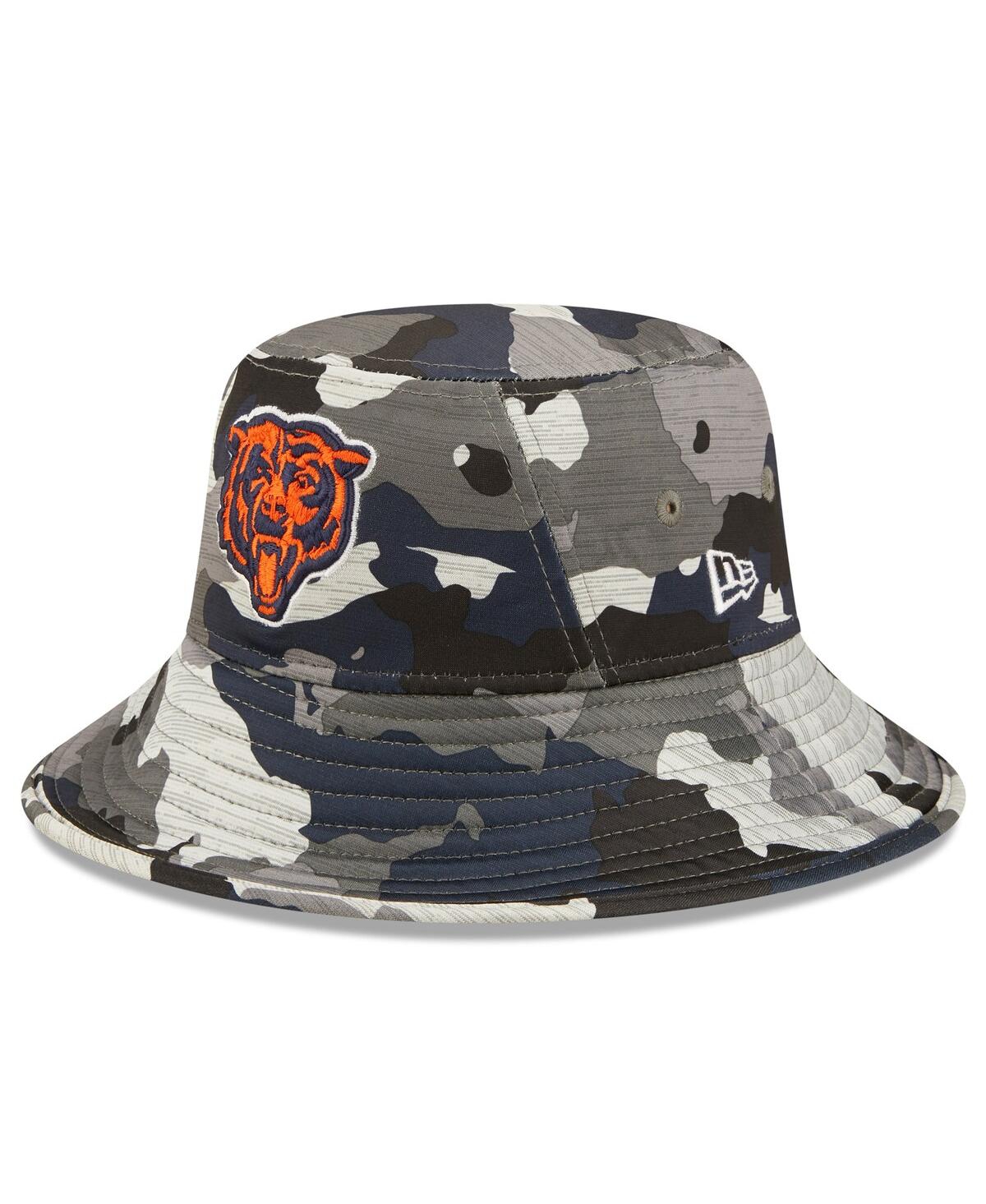 Shop New Era Men's  Camo Chicago Bears 2022 Nfl Training Camp Official Mascot Bucket Hat