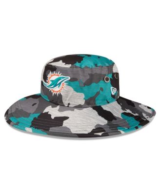 Men s New Era Camo Miami Dolphins 2022 NFL Training Camp Official Panama Bucket Hat Macy s