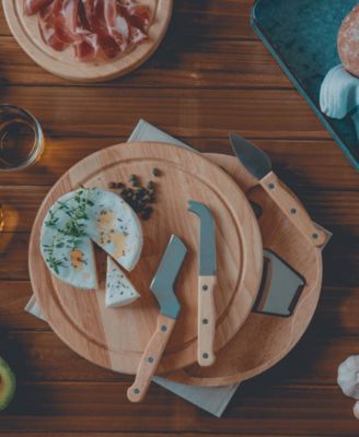 Mickey Minnie Mouse 5 Piece Circo Cheese Cutting Board Tools Set