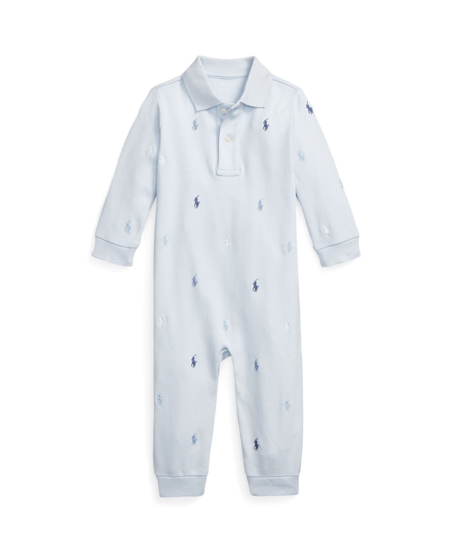 Baby Boys Polo Pony Soft Polo Coverall