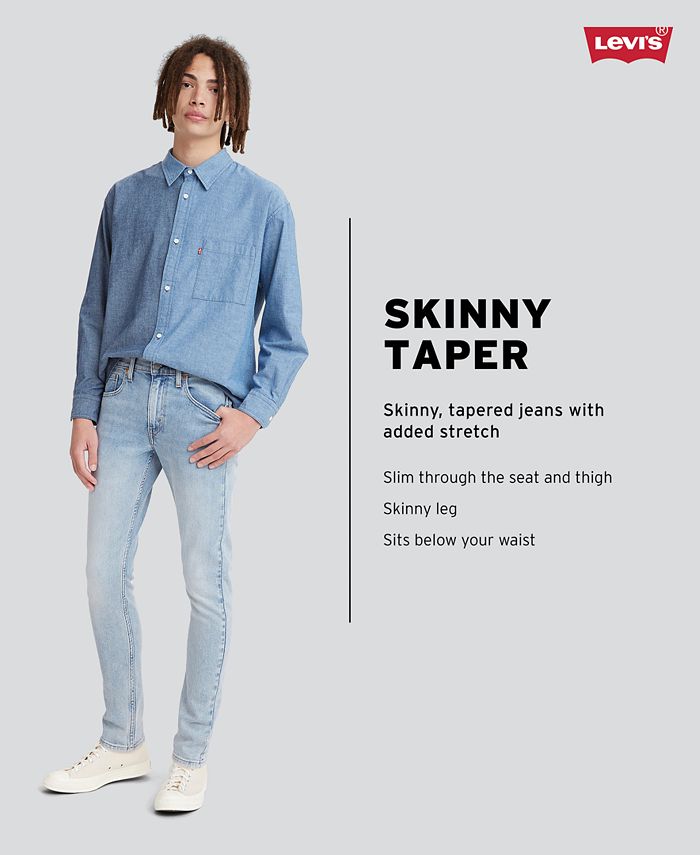 Levi's Levi's® Men's Skinny Taper Flex Jeans & Reviews - Jeans - Men -  Macy's
