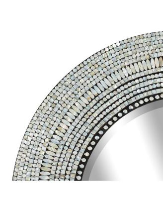 Coastal Wood Wall Mirror, 32" x 32"