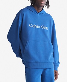 Men's Relaxed Fit Standard Logo Terry Hoodie