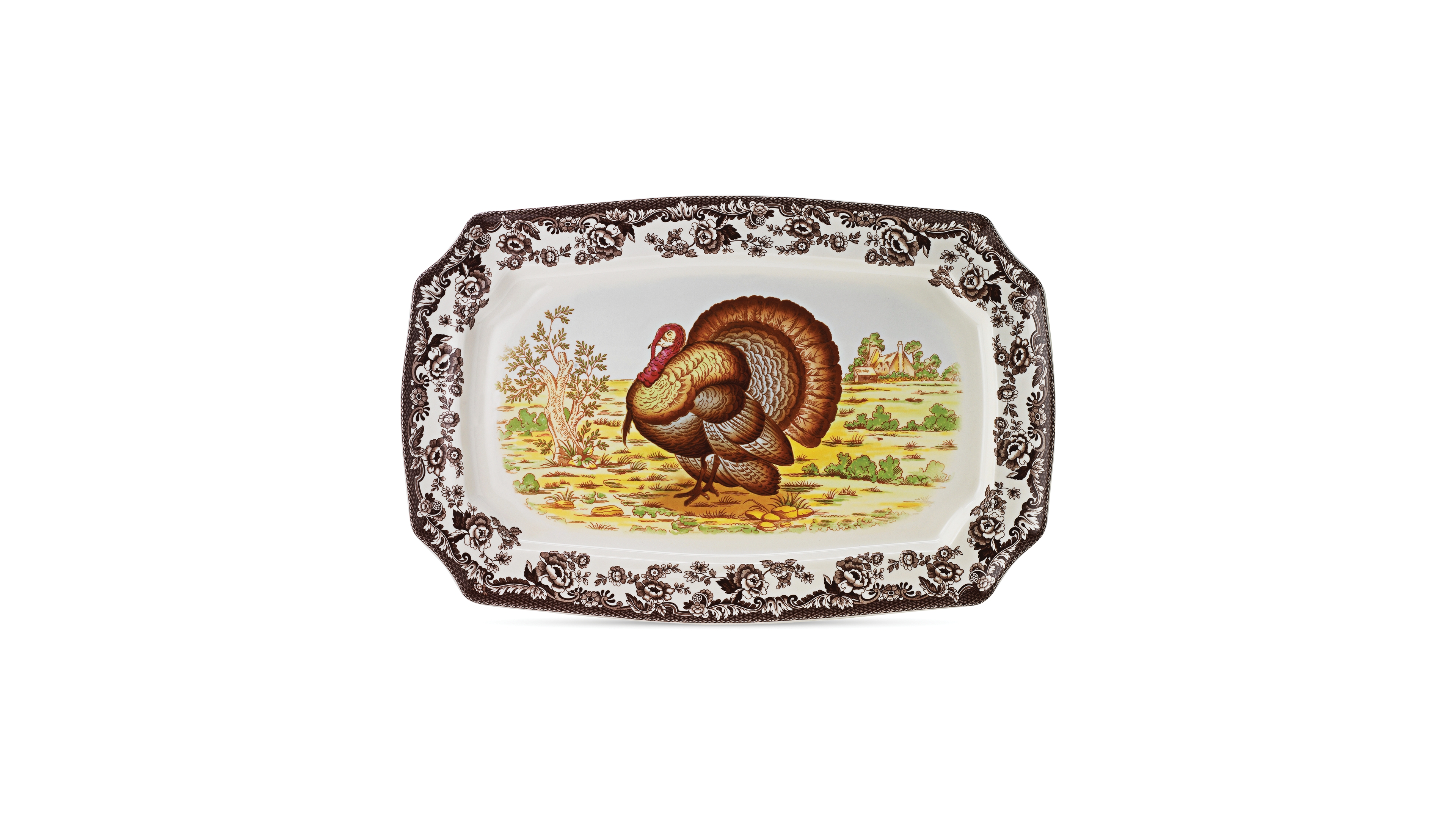 Spode Woodland Turkey Rectangular Platter