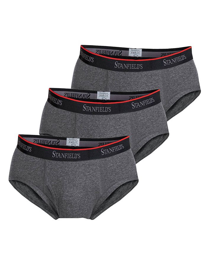  Stanfield's Men's Premium Cotton Briefs, 3 Pack, Black, Small :  Clothing, Shoes & Jewelry