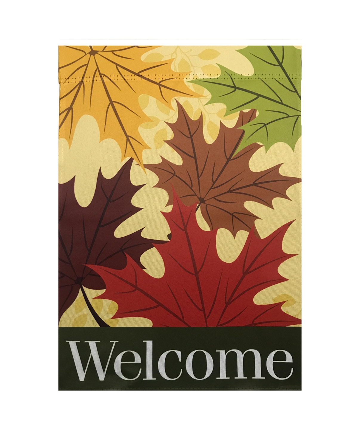 Welcome Autumn Harvest Outdoor Garden Flag,