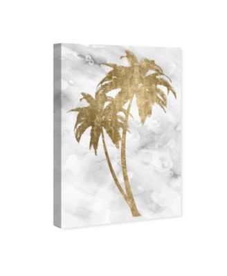 Tropical Leaf Shape Giclee Art Print on Gallery Wrap Canvas Art, 24" x 36"